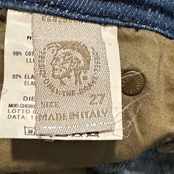 Women's Diesel Cherokee Dark Blue Stretch Jeans - Picture 11 of 11